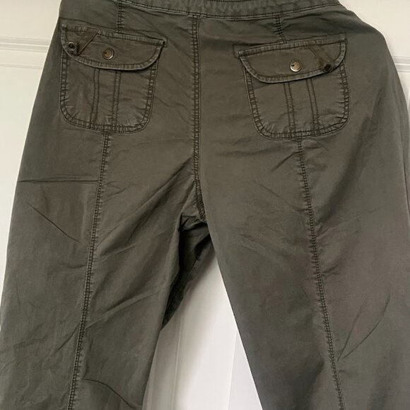 Natural Reflections Olive Green Camper Cargo Pants Size 8 - Picture 10 of 15